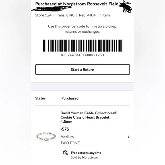 David Yurman
Cable Collectibles® Cookie
Classic Heart Bracelet,
4.5mm - Picture 15 of 16